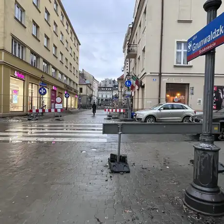 Przebudowa ul. Grunwaldzkiej w Rzeszowie [grudzień 2023] - fot 13